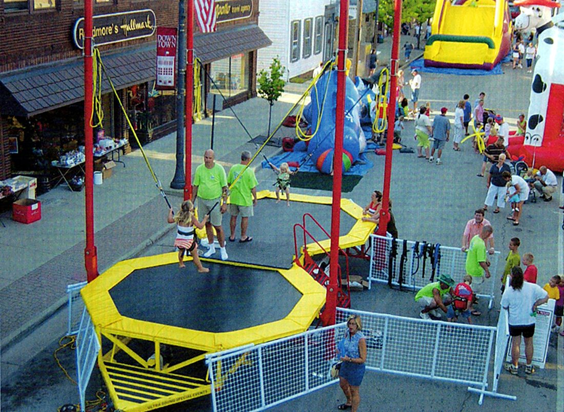 Trampoline Thing II M40 on location