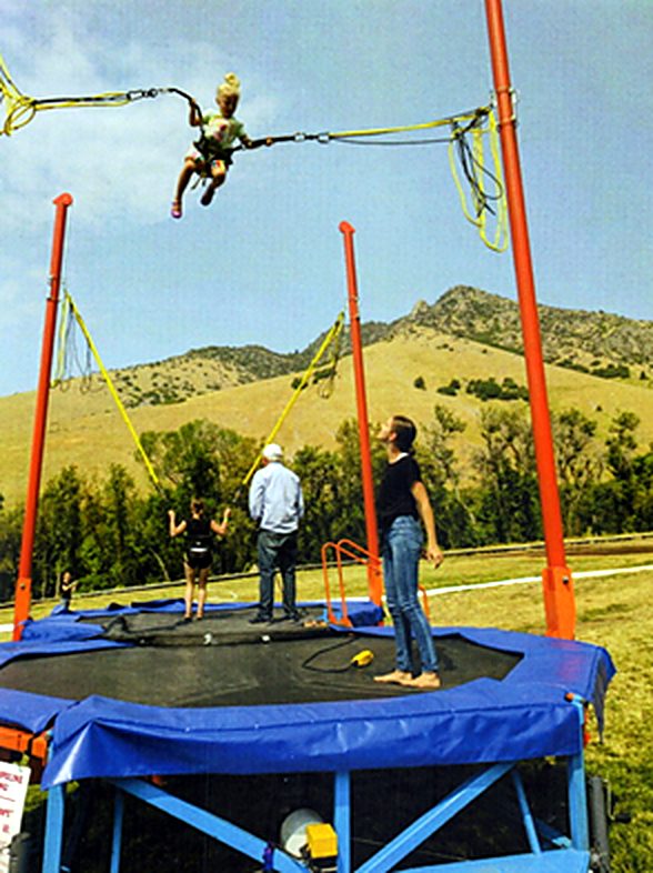 Trampoline Thing II M40 on location