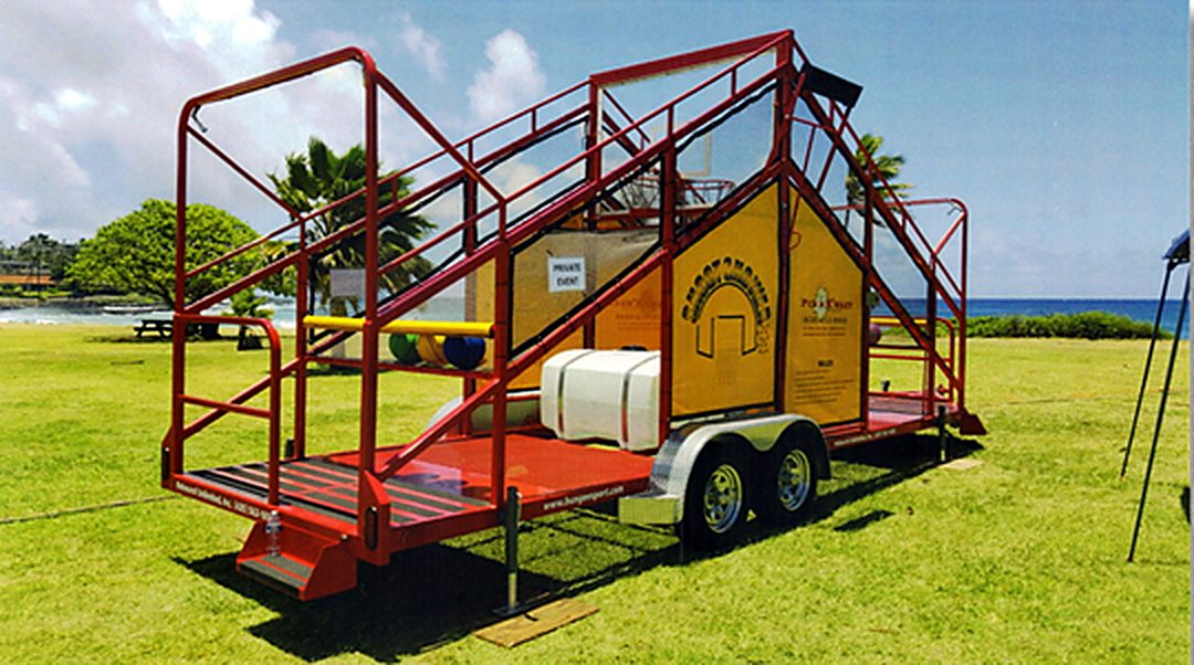 Shoot-N-Shower on location